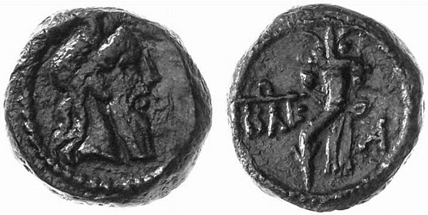 Серапис на боспорских монетах времени Митридата VI (рис.31)